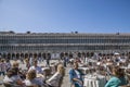 San Marco Square, Venice, Italy - people chilling. Royalty Free Stock Photo