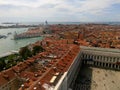 San Marco square, Venice panoramic town view. Italy