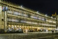 San Marcos Piazza at Midnight, Venice Royalty Free Stock Photo