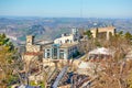 San Marino city from above