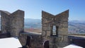 San Marino city view. Stone street and old walls in San-Marino, Italy.