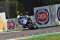 San Marino Italy - May 11, 2018: Ondrej Jezek CZE Yamaha YZF R1 Guandalini Racing Team, in action during the Superbike Qualifying Royalty Free Stock Photo