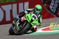 San Marino, Italy - May 12: Randy Krummenacher SUI Kawasaki ZX-10R Kawasaki Puccetti Racing qualifyng session