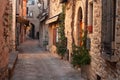 Narrow Alleyways in the City of San Marino Royalty Free Stock Photo