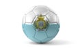 San Marino - national flag on soccer ball