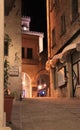 San Marino Old Town at night