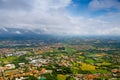 Sunny cityscape of San-Marino