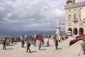 San Marino. View to the Palazzo Pubblicco. Royalty Free Stock Photo