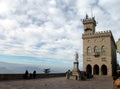 San Marino. View to the Palazzo Pubblicco. Royalty Free Stock Photo