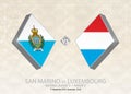 San Marino vs Luxembourg, League D, Group 2. Europe football com