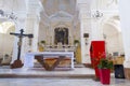 The San Matteo Apostolo church altar Royalty Free Stock Photo