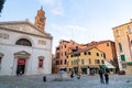 San Maurizio is a deconsecrated church located in the campo San Maurizio in Venice, Italy Royalty Free Stock Photo