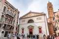 San Maurizio is a deconsecrated church located in the campo San Maurizio in Venice, Italy Royalty Free Stock Photo