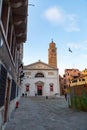 San Maurizio is a deconsecrated church located in the campo San Maurizio in Venice, Italy Royalty Free Stock Photo