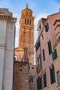 San Maurizio is a deconsecrated church located in the campo San Maurizio in Venice, Italy Royalty Free Stock Photo