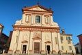 San Michele Arcangelo church christian christianity view facade face panorama characteristic religion catholic italy italian