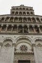 San Michele Church facade in Lucca, Italy Royalty Free Stock Photo