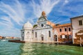 San Michele church on a venetian island. Cemetery in Venice, Italy.