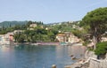 San Michele di Pagana bay - Rapallo Royalty Free Stock Photo