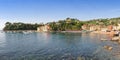 San Michele di Pagana bay - Rapallo - Ligurian sea - Italy Royalty Free Stock Photo