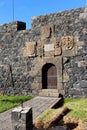 San Miguel Castle door in Garachico, Spain