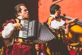 SAN MIGUEL DE ALLENDE, GUANAJUATO / MEXICO - 06 15 2017: Musicians at a traditional mexican Callejoneada