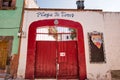 San Miguel de Allende, Mexico-3 December, 2018: Plaza de Toros in San Miguel de Allende, a famous bullfighting arena and tourist