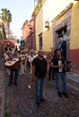 Local parade at San Miguel de Allende, Mexico