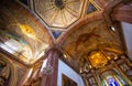 San Miguel de Allende, Mexico-3 September, 2019: Interiors of Parroquia De San Miguel Arcangel cathedral in historic city center