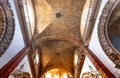 San Miguel de Allende, Mexico-3 September, 2019: Interiors of Parroquia De San Miguel Arcangel cathedral in historic city center