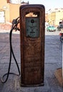 Old fuel pomp at San Miguel de Allende, Mexico Royalty Free Stock Photo