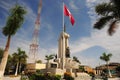 Piura Peru: view of the monument to the hero Miguel Grau in the city center