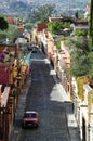 San miguel mexico cobble stone streets