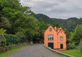 View of a beautiful bright house in Lagoa das Furnas Garden close to Furnas lake on SÃÂ£o