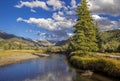 Beautiful San Miguel River Near Telluride, Colorado Royalty Free Stock Photo