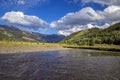 San Miguel river near Telluride, Colorado Royalty Free Stock Photo