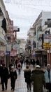 San Miguel street--Torremolinos--malaga-Andalusia--Spain Royalty Free Stock Photo