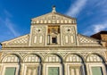 San Miniato al Monte St. Minias on the Mountain basilica in Florence, Italy Royalty Free Stock Photo