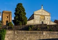 San Miniato al Monte St. Minias on the Mountain basilica in Florence, Italy Royalty Free Stock Photo