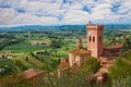 San Miniato, Pisa, Tuscany, Italy: landscape of the countryside Royalty Free Stock Photo