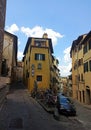 The San NiccolÃ² section of Florence, with its mighty thirteenth-century walls and narrow cobbled streets, Italy