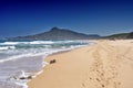 San Nicolao beach at Buggerru, Sardinia, Italy Royalty Free Stock Photo