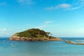 San Nicolas island in Lekeitio. Basque country, Spain Royalty Free Stock Photo