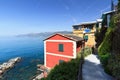 San Nicolo' village, Liguria, Italy Royalty Free Stock Photo