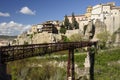 San Pablo bridge and hung houses of Cuenca, Spain Royalty Free Stock Photo