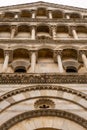 Architectural detail: Duomo vecchio or San Paolo a Ripa d`Arno, Pisa, Tuscany, Italy