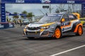 American  Bucky Lasek driver during Red Bull GRC Global Rallycross Royalty Free Stock Photo