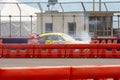 American Tanner Foust driver during Red Bull GRC Global Rallycross Royalty Free Stock Photo