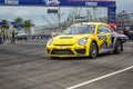 American Tanner Foust driver during Red Bull GRC Global Rallycross Royalty Free Stock Photo