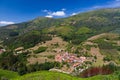 San Pedro, Cabuerniga Valley, green Cantabrian Mountains. Cantabria, Spain